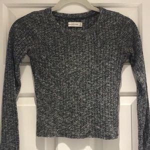 Abercrombie Marled Crop Top